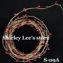 50 х 18FT примитивные однослойной PIP ягода гирлянды, бордовый+( по Express