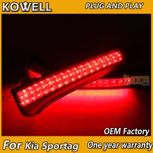 KOWELL автомобильный Стайлинг для Kia Sportage задние фонари 2013 светодиодный задний фонарь задний багажник крышка лампы drl+ сигнал+ тормоз+ обратный