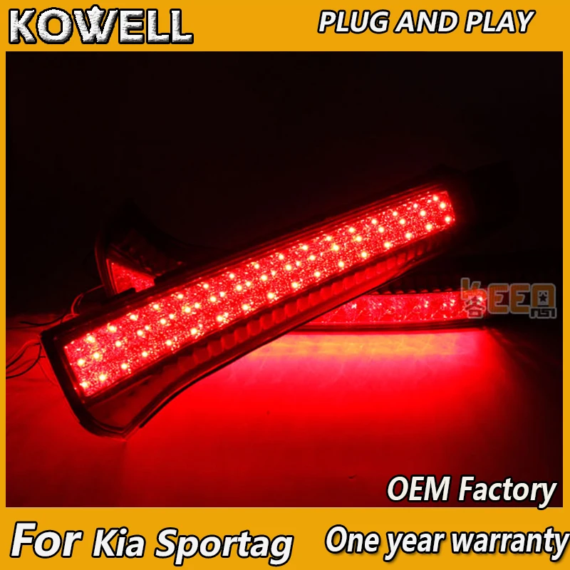 

KOWELL Car Styling For Kia Sportage Tail lights 2013 2014 2015 2016 LED Tail Lamp rear trunk lamp cover drl+signal+brake+reverse