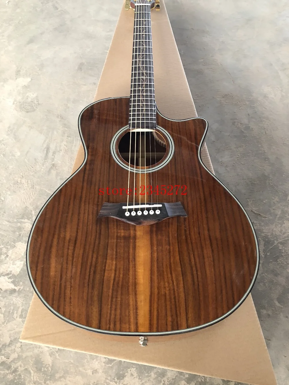 

2019 factory new + OEM koa K24 acoustic guitar +Customize LOGO according to your requirements+Free shipping