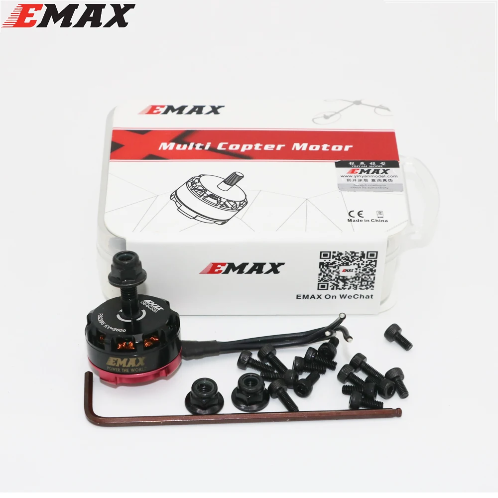 Продукт Emax RS2205 2300KV 2600KV гоночный двигатель CW/CCW для радиоуправляемого вертолета квадрокоптера FPV мультикоптера дрона