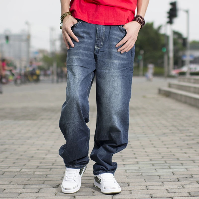 Brand Spring Autumn font b Mens b font Fashion Blue Black font b jeans b font