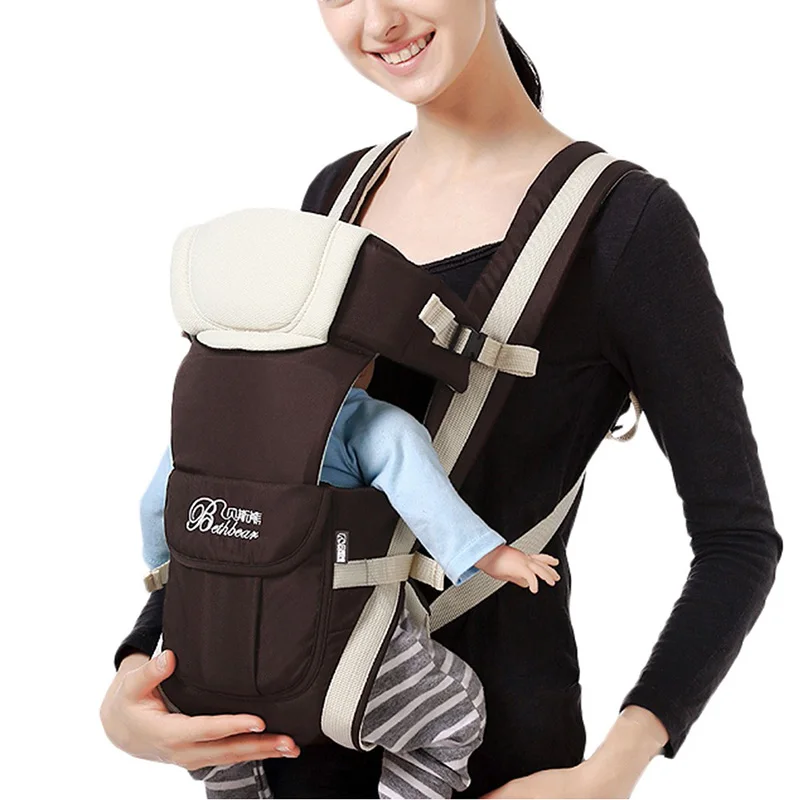 

2019 Design 0-30 Months Breathable Front Facing Baby Carrier 4 in 1 Infant Comfortable Sling Backpack Pouch Wrap Baby Kangaroo