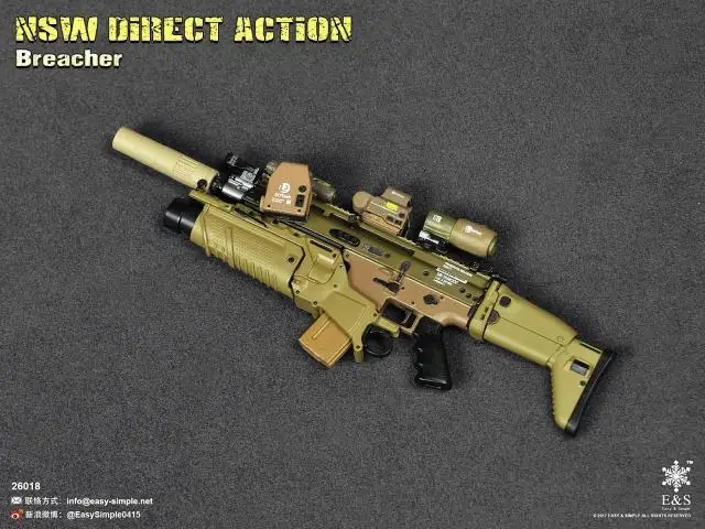 Легкая и простая коллекция 1/6 ES26018 NSW US Navy Seal Special Force Breacher