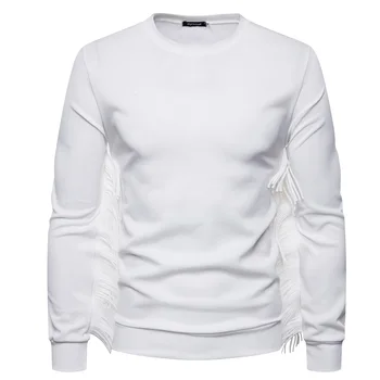 

2019 New Fashion Men Gym Thin Long Sleeve Sweatshirt Casual Fit For Mens