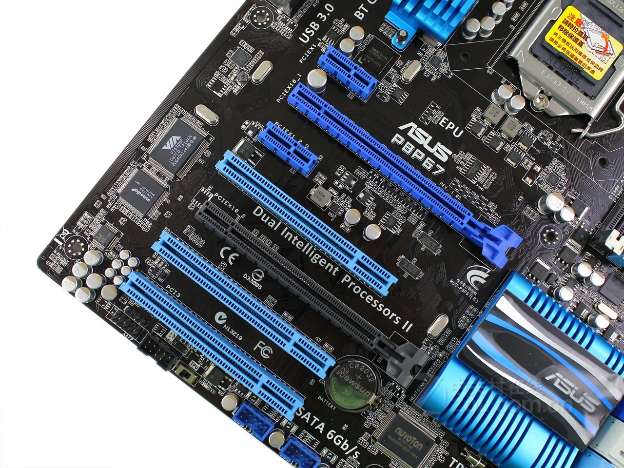 Для Intel P67 ASUS P8P67 материнская плата LGA 1155 DDR3 32 Гб P8 P67 настольный компьютер ПК материнская плата ATX системная плата USB3.0 SATA II б/у