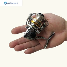 MINI Small fishing reels,4.3:1, Left/Proper Mini Spinning Reel ,fly fishing,Ice Fishing,spinning reel,Metallic