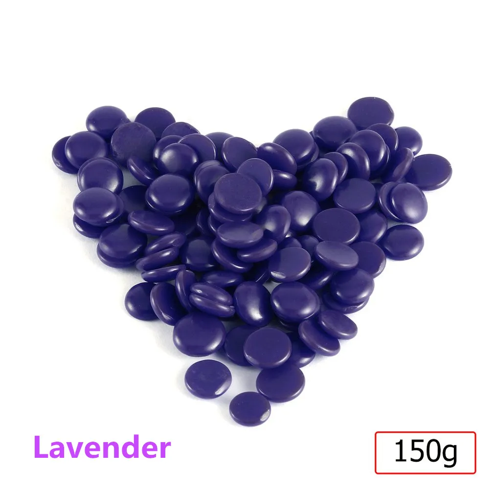 Body Hair Removal Wax For Depilation Waxy Paste Beans Epilation Paper Depilatory Waxing Pellet Bikini Arm Pit Leg Hair Remover - Цвет: Фиолетовый