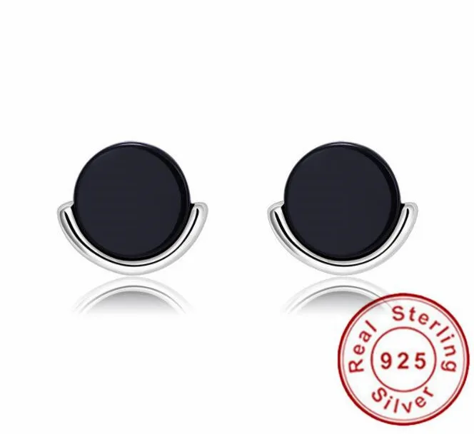 onyx stud earrings