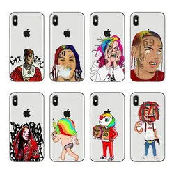 Хип-хоп рэппер Tekashi 69 6ix9ine Magro твердый матовый пластик caso де телефоны Para o iPhone Da Apple X 8 Алема de 7 плюс 6 5 4 Xmax