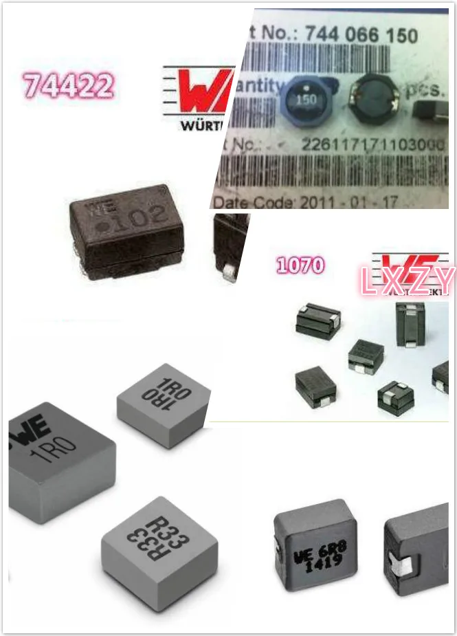10 шт./лот 7443550820 WE-HCI 1350-8.2UH 11A W E патч плоская медная катушка высокотоковый индуктор