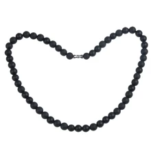 LFPU натуральный камень Бянь черное ожерелье бианши резной каменный массажер бианши традиционный инструмент для иглоукалывания камень ожерелье