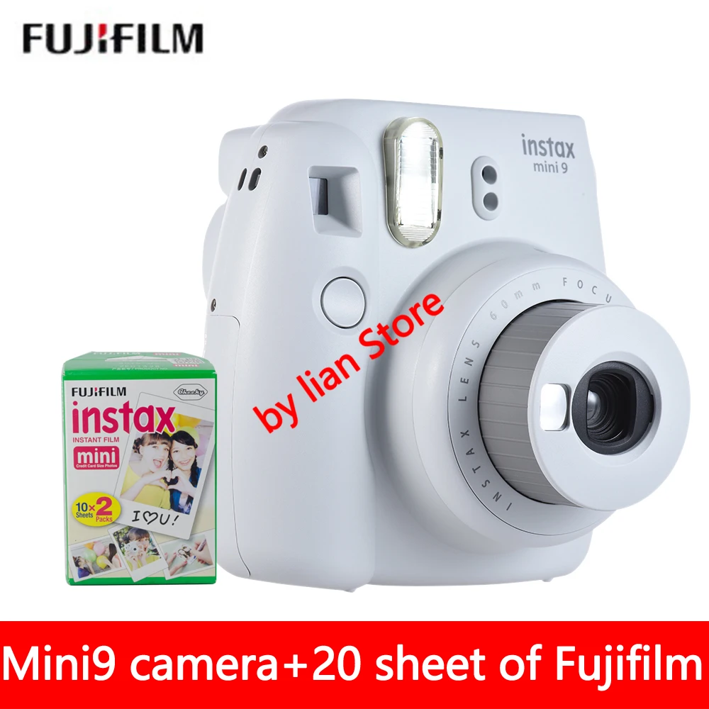 fujifilm Instax Mini 9+ film20 лист набор Instax камера автоматический таймер lomo пленочная камера изображения