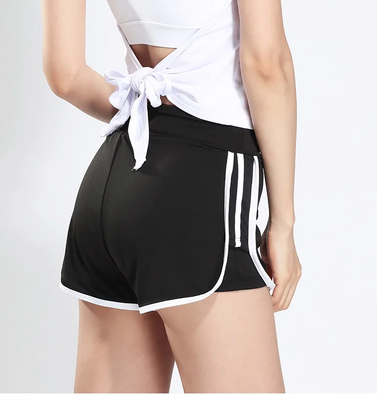 

women running yoga shorts 2in1 elastic skinny shorts female exercise jogger casual fitness workout athletic shorts activewear