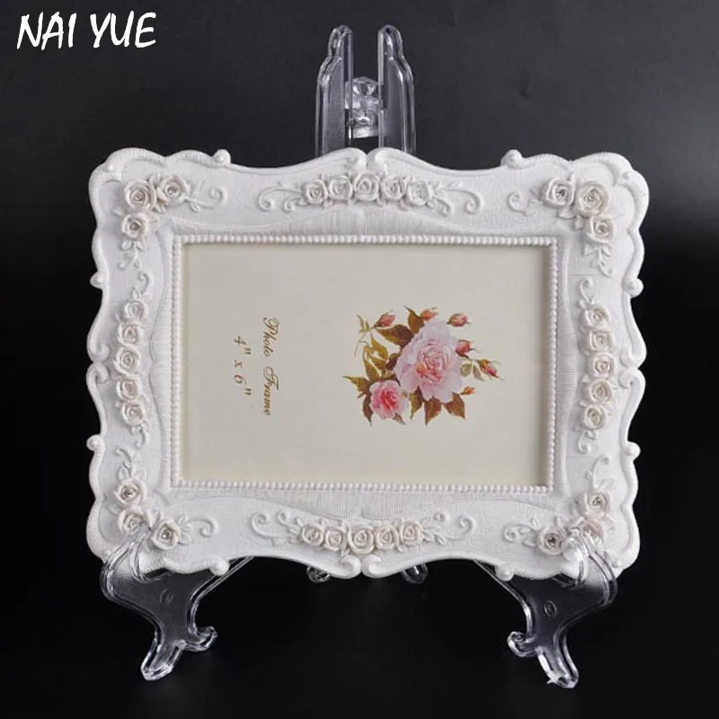 

Useful Transparent Large Picture Frame Display Easel Photo Stand Holder Pedestal Plate holder 3 Size