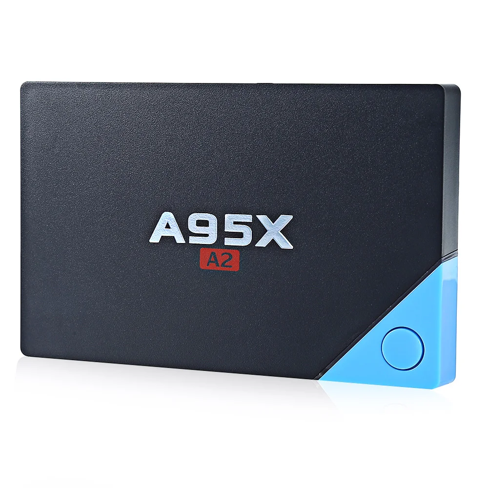 Оригинальный A95X A2 Смарт ТВ коробка Amlogic S912 Восьмиядерный Android 6 0 4K двухдиапазонный
