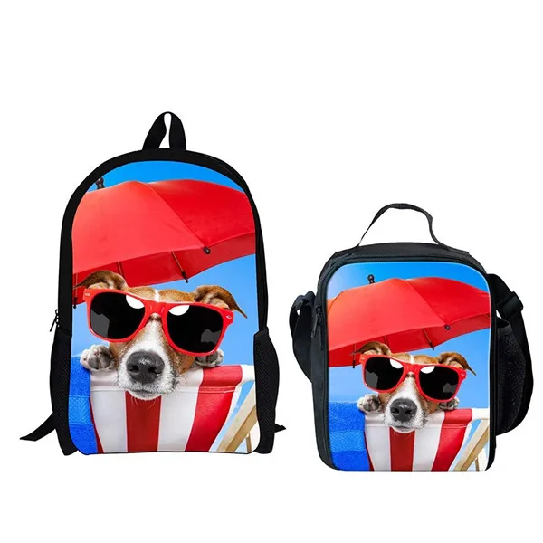 W1494CG FORUDESIGNS/рюкзак Для женщин Симпатичные животные кошка узор Для женщин Дорожные сумки 3 шт./компл. школьные рюкзаки для мальчиков и девочек Mochila - Цвет: W1494CG