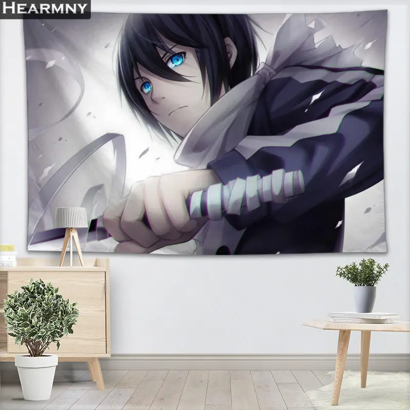 HEARMNY Noragami гобелен настенный Декор гобелен шоу кусок для украшения дома палатка для кемпинга путешествия спальный коврик