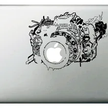 Винтажная Виниловая наклейка для камеры для DIY Macbook Pro/Air 11 13 15 дюймов, чехол для ноутбука, наклейка