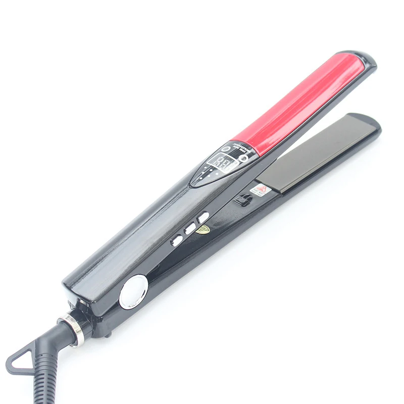 Red J110 плоский утюжок для волос, титановый утюжок, вибрирующий Быстрый вибрирующий выпрямитель для волос - Цвет: Red