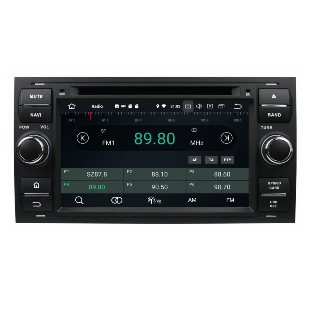 Excellent 4GB RAM Octa Core Android 8.0 Car Radio DVD Player for Ford Focus Mondeo S-MAX C-MAX Galaxy Fiesta Form Fusion Connect 0