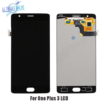 

100% Test LCD Replacement Screen Sensor For OnePlus 3 A3000 Display LCD for One Plus 3 Three Touch Assembly Digitizer