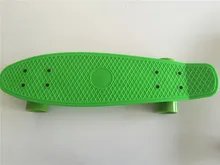 New All Pastel Green Skateboard Board Mini Longboard Boy Girl Plastic Retro Cruiser Skateboard 22″ Style Small Cruiser Deck