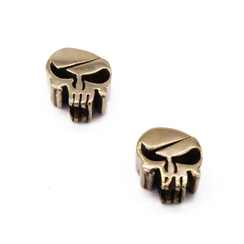 

Pure copper knife fall brass skull head knife knife DIY decoration pirate modeling accessories umbrella rope pendant processing