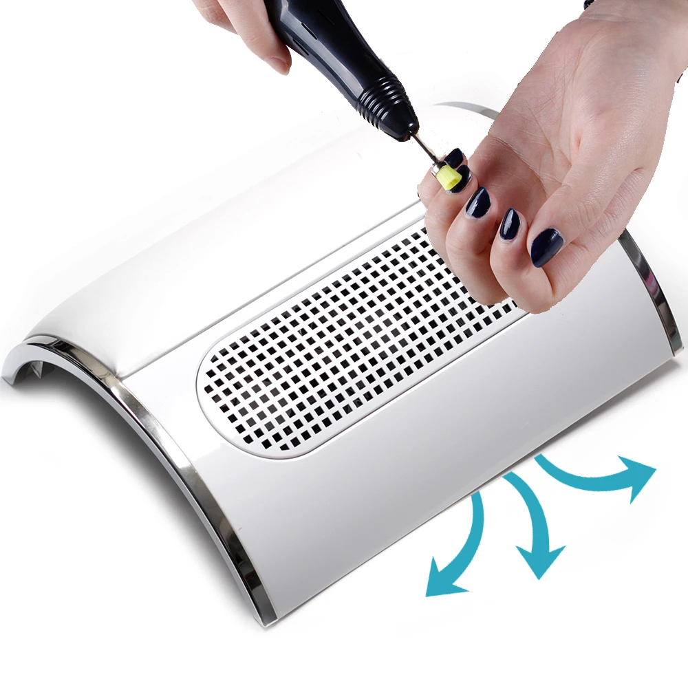 Nail Art Manicure Nail Dust Suction Dust Collector Fan Vacuum Cleaner