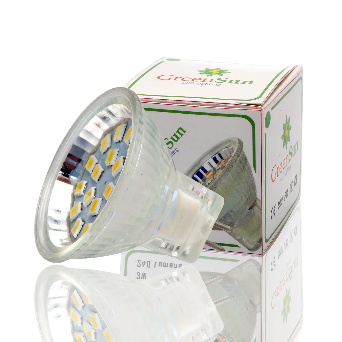 GreenSun 10 шт./комплект 2 5 Вт 3 MR11 Светодиодный точечный светильник GU4 светодиодный 2835