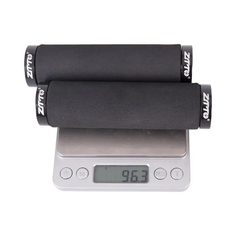 1 Pair AG36 Sponge Durable Shock-Proof Anti-Slip Lock Grips Ergonomics Design Handle Grips for MTB Bike Folding Bicycle