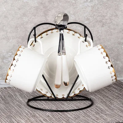 2Pcs 1Set Европейский королевский Кофе чашки любовника пару кружек Керамика Чай 2 стакана 2 Расширенный фарфор Чай чашка молока домой Drinkware - Цвет: 2Pcs 1Set