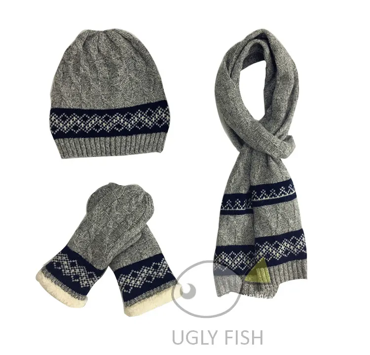 hat and scarf set hat and scarf women's knitted hat and scarf for women men Scarf, Hat & Glove Sets (2)