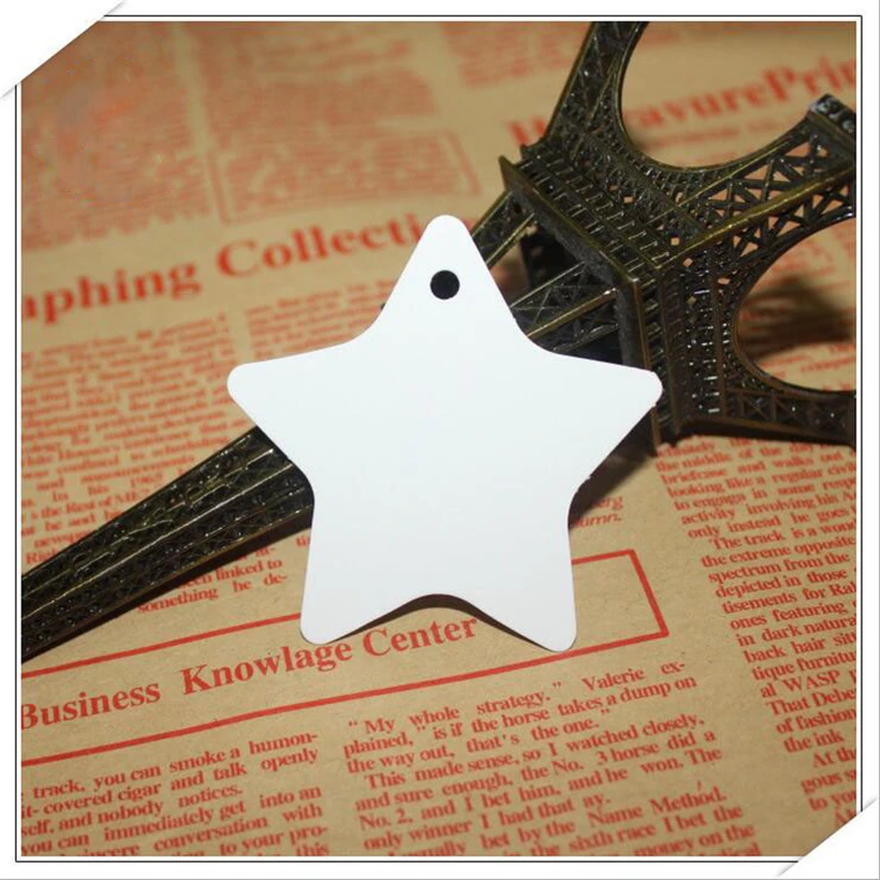 100 шт. ярлыки из крафт бумаги с пятиконечными звездами|label label|label diylabel tag |