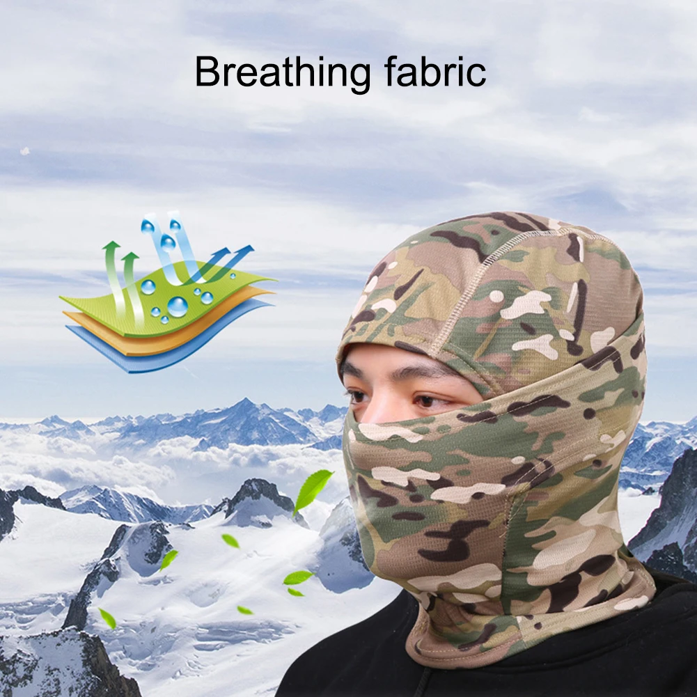 

Camouflage Ninja Riding Mask Anti-Sand Headband Face Mask Sand Turban Bicycle Hunting Army Sport Military Helmet Liner