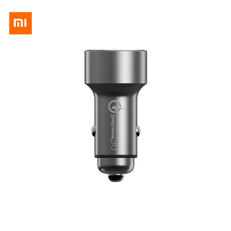 

Xiaomi 70Mai Metal double car charger QC3.0 intelligent fast charge Dual USB output for Samsung S8 iPhone 6 6s 7 8 Plus