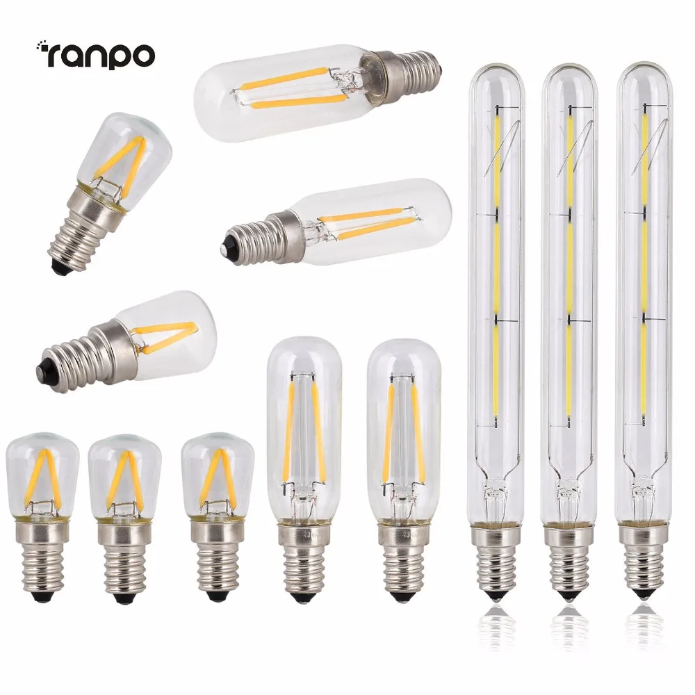 Goede Antieke E14 T20 T25 T26 LED Edison 220 V 2 W 3 W 4 W Retro Vintage Glas LED Lamp Gloeilamp Spaarlamp Kaars lichten