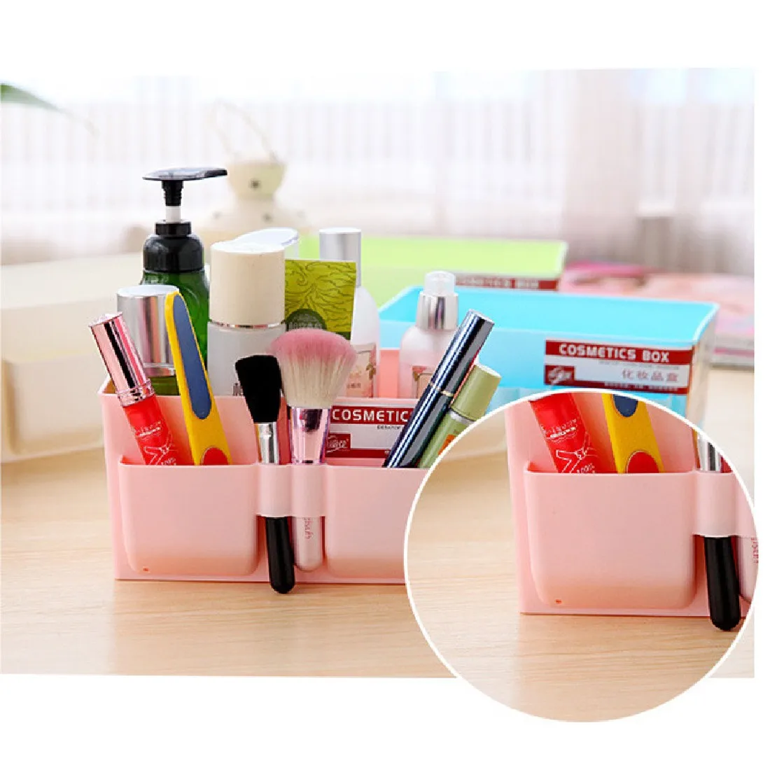 Cute Plastic Mini Makeup Storage Box Cosmetic case Lipstick Cases