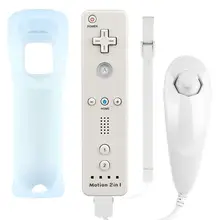 Cleswe Prous XW15 Для nintendo wii контроллера и Nunchuck Встроенный Motion Plus вибрации двигателя игровой контроллер Bluetooth