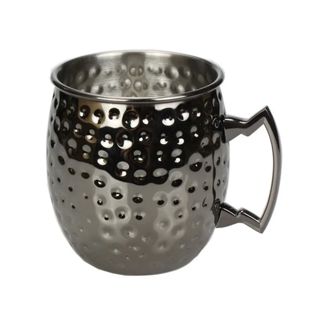 UPORS Gunmetal Moscow Mule Mugs Stainless Steel Moscow Mug Creative