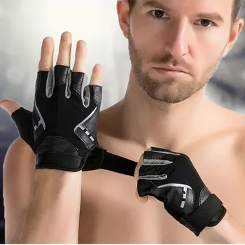 

10 pairs weightlifting Leather gloves Bodybuilding Gym Fitness gloves Dumbbell Barbell kettlebells Workout Training gloves