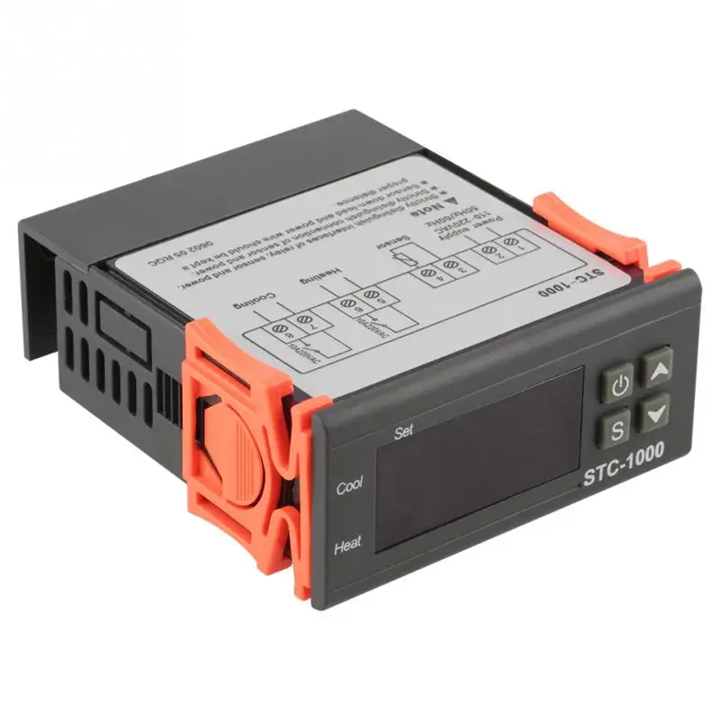 AC 110 V-220 V Цифровой Температура контроллер термостат тепла и прохладной погоды режимов Электрический термостат