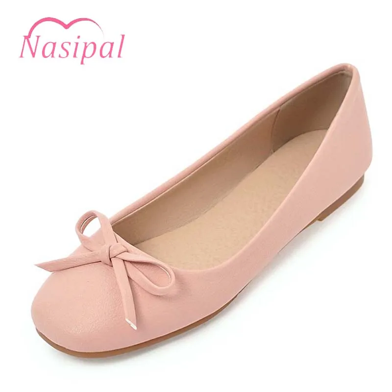 Pu 34 Confortable En Bout Chaussures Cuir Cravate Taille Femme jaune Carré Plat Plates 43 Nasipal rose Noir Arc Slip C738 Conduite Talons blanc On Casual UqPvxv6d