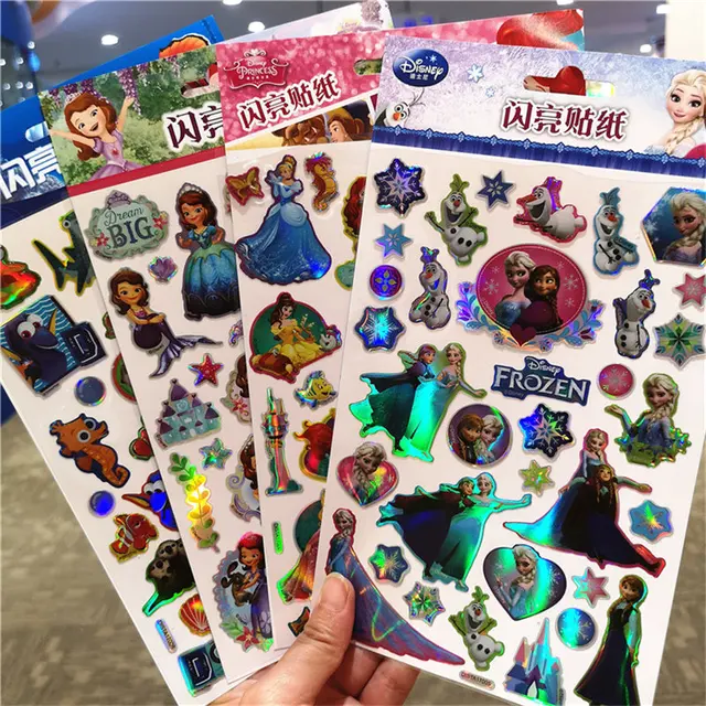 Special Offers Disney Shiny Laser Sticker Premium Children Cartoon Sticker Frozen Sticker Sophia Princess Sticker Special Offers Disney Shiny Laser Sticker Premium Children Cartoon Sticker Frozen Sticker Sophia Princess Sticker