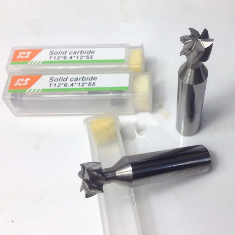 Carbide T slot milling cutter D10X3X50MM Cutting toolslot milling