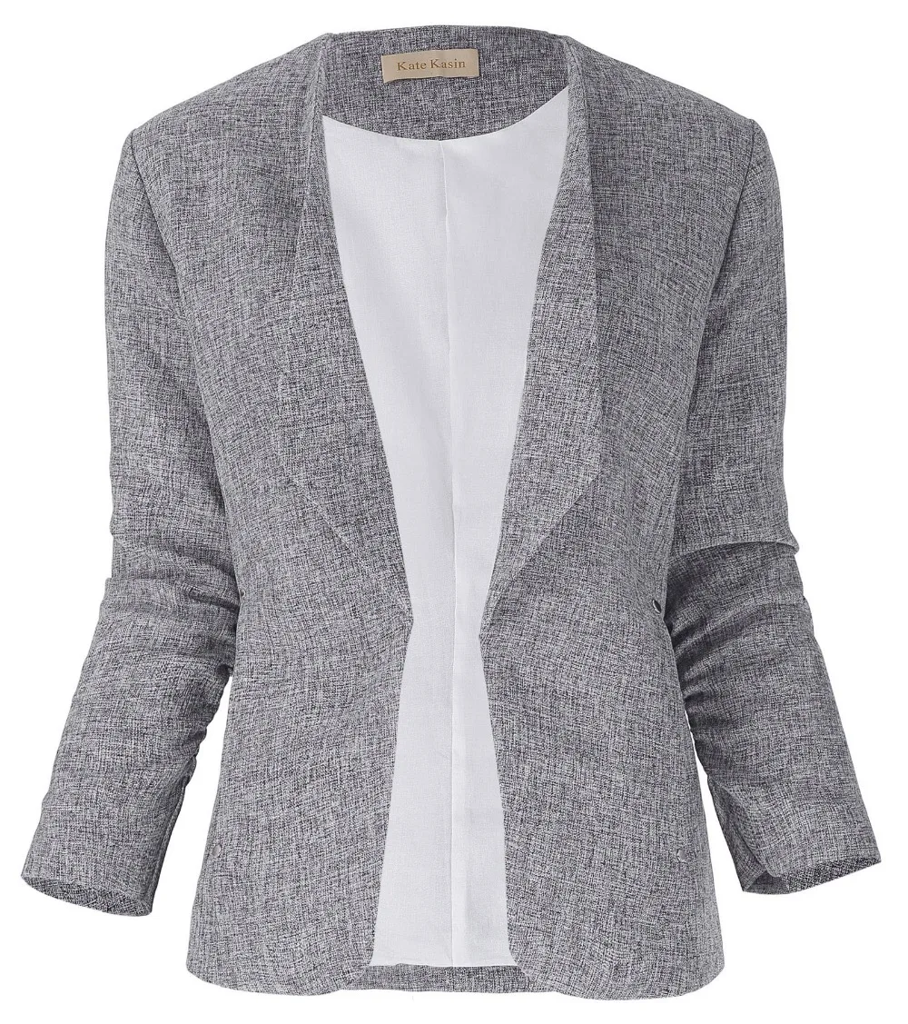 Goede Vrouwen Basic Jassen Bomberjack 2017 Vrouwen Winter Effen Grey Denim Jasje Vrouw Kraag Lange Mouwen Bovenkleding Jassen