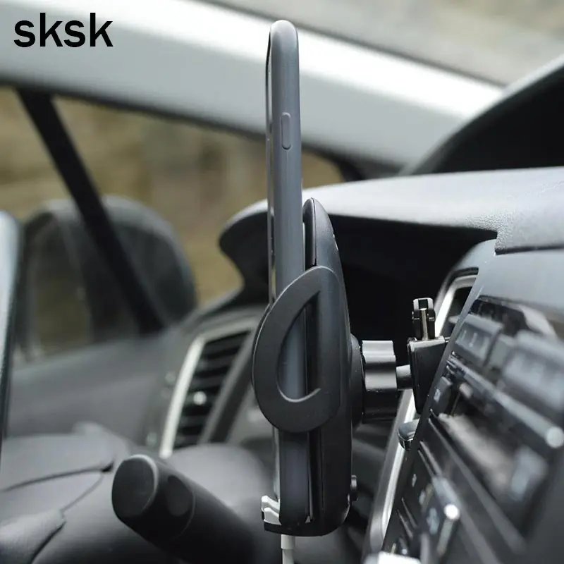 Универсальный держатель для телефона SKSK 360 Регулируемый автомобильный держатель для мобильного телефона gps для iPhone7 8 Plus