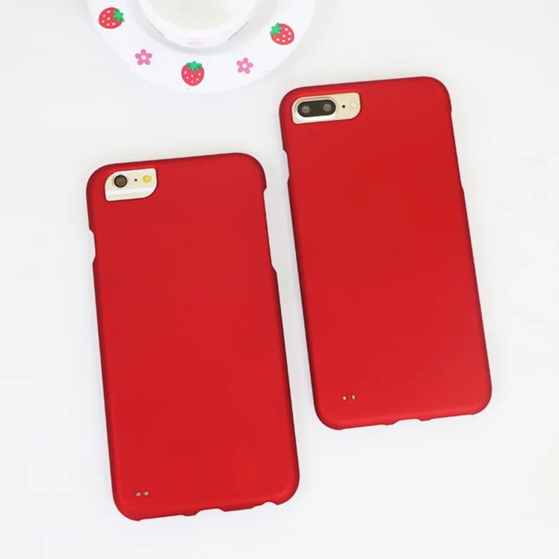 Заводская цена полностью ПК телефон чехол для iPhone 6/6plus/7/7 Plus с закаленное стекло