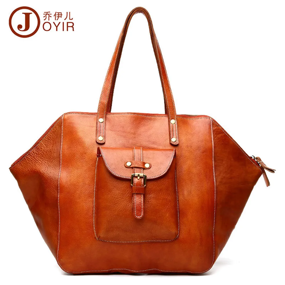 

JOYIR 2017 New Designer 100% Genuine Leather Cowhide Women Large Tote Handbag Shoulder Bag Butterfly Shaped Bags For Ladies