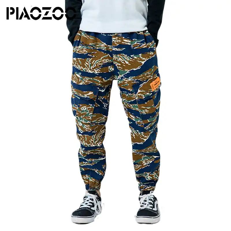 boys blue cargo trousers